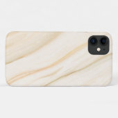 茶色モダン波大理石ケースメイト Case-Mate iPhoneケース (裏面(横))