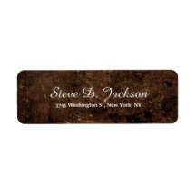 茶色ユニークの石のエレガントスクリプト