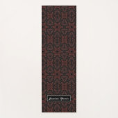 茶色ユニークの蛇の皮膚パターン ヨガマット (正面)