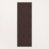 茶色ユニークの蛇の皮膚パターン ヨガマット (裏面)