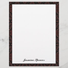 茶色ユニークの蛇の皮膚パターン レターヘッド