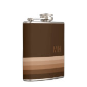 茶色ヴィンテージモノグラム フラスク (右)