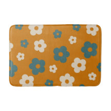 茶色名門私立校風の色フローラシンプル花柄