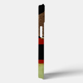 茶色数々のの葉を絵画持つ着色パネル Case-Mate iPhoneケース (裏面 / 右)