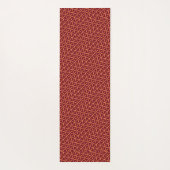 茶色日本ののクリームパミニマルターン ヨガマット (裏面)