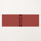 茶色日本ののクリームパミニマルターン ヨガマット (正面(横))