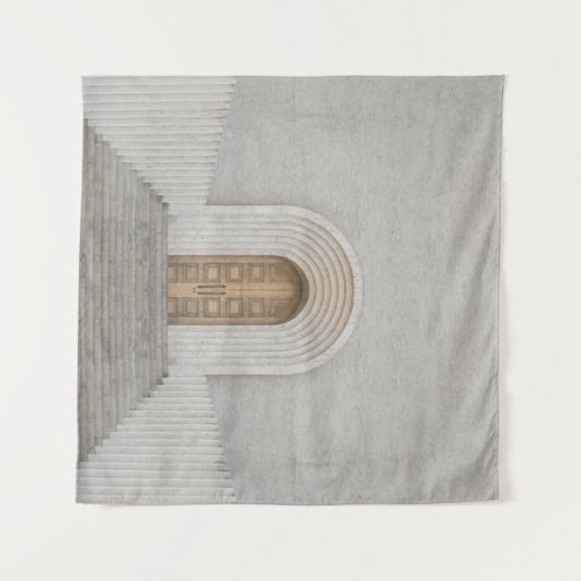 茶色木戸 タペストリー (正面(横))