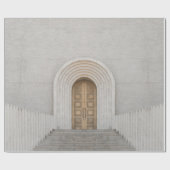 茶色木戸 ラッピングペーパー (フラット)