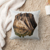 茶色木枠 クッション (ブランケット)