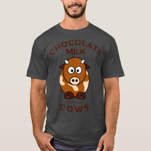 茶色来牛のチョコレートミルク Tシャツ