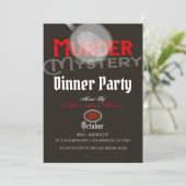 茶色殺人ミステリー・ディナー・パーティー 招待状 (スタンド正面)