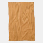 茶色澄ん材の背景 キッチンタオル (縦)