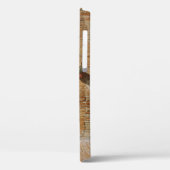 茶色煉瓦壁の茶色木戸 Case-Mate iPhoneケース (裏面 / 左)