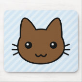 茶色猫 マウスパッド (正面)