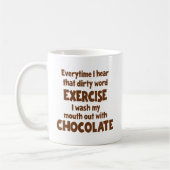 茶色禁句のエクササイズ1 コーヒーマグカップ (左)