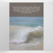 茶色素晴らしの透コンテンポラリー過性 三つ折りカード (内部中)