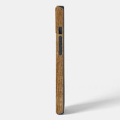 茶色素朴の木製のケース男性へ。メイト Case-Mate iPhoneケース (裏面 / 左)