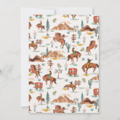 茶色素朴の緑の西は1歳の誕生日だった 招待状 (裏面)