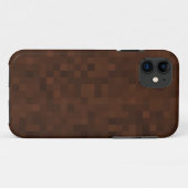 茶色自然のモザイク模様 Case-Mate iPhoneケース (裏面(横))