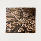 茶色自然星 タペストリー (正面(横))