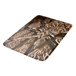 茶色自然星 バスマット