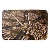 茶色自然星 バスマット (正面)