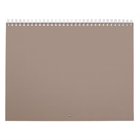 茶色芸術的を描き、私を見せる カレンダー (カバー)