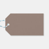 茶色芸術的を描き、私を見せる ギフトタグ (裏面横)