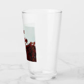 茶色葉 タンブラーグラス (左)
