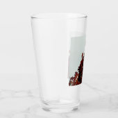 茶色葉 タンブラーグラス (右)