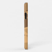 茶色、オレンジ色の幾何学的抽象芸術 Case-Mate iPhoneケース (裏面/右)