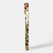 茶色、ピンク、緑のマルブレッドデザインのケースメイト Case-Mate iPhoneケース (裏面 / 左)