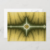 茶色 – フラクタル葉書 ポストカード (正面/裏面)