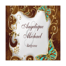 茶色 水色 ゴールド 国 レスポンス 結婚式