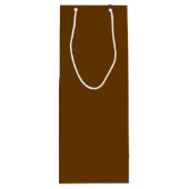 茶色(無地の色) ワインギフトバッグ (裏面)