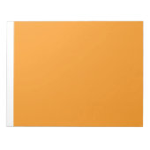 茶色，琥珀，黄色，桃，パターン，フォント,イベント ノートパッド (正面)