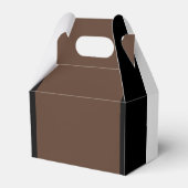 茶色、白黒ストライプ色 フェイバーボックス (裏面サイド)