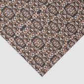 茶色、白、黒のマンダラ 薄葉紙 (詳細)