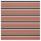 茶色、赤、白、および黒の色のパターン ファブリック (見本)