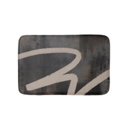 茶芸術的色モダン抽象芸術 バスマット