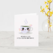 茶苦茶の誕生日 カード (黄色い花)