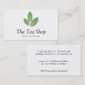 茶葉 名刺 (正面/裏面)