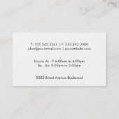 茶葉 名刺 (裏面)