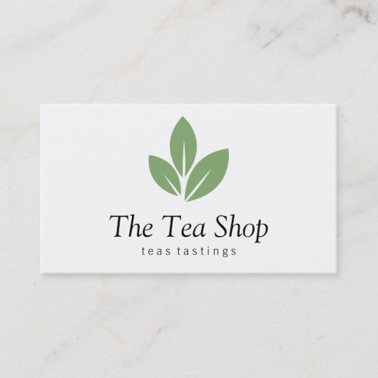 茶葉 名刺 (正面)