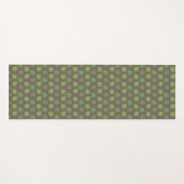 茶褐色の翡翠の木の葉 ヨガマット (正面(横))