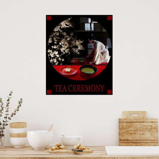 茶道 ポスター (キッチン)