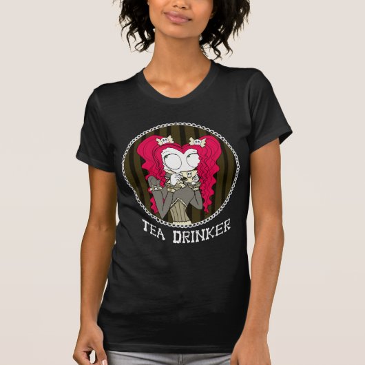 茶酒飲みのTシャツ Tシャツ (正面)