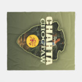 茶頭（矢印） フリースブランケット (正面(横))