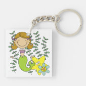 茶髪の人魚 キーホルダー (裏面)