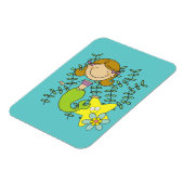 茶髪の人魚 マグネット (左側)